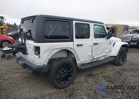 2021 Jeep Wrangler 4Xe Unlimited Sahara 4X4 from USA, damaged, VIN 1C4JJXP66MW767665